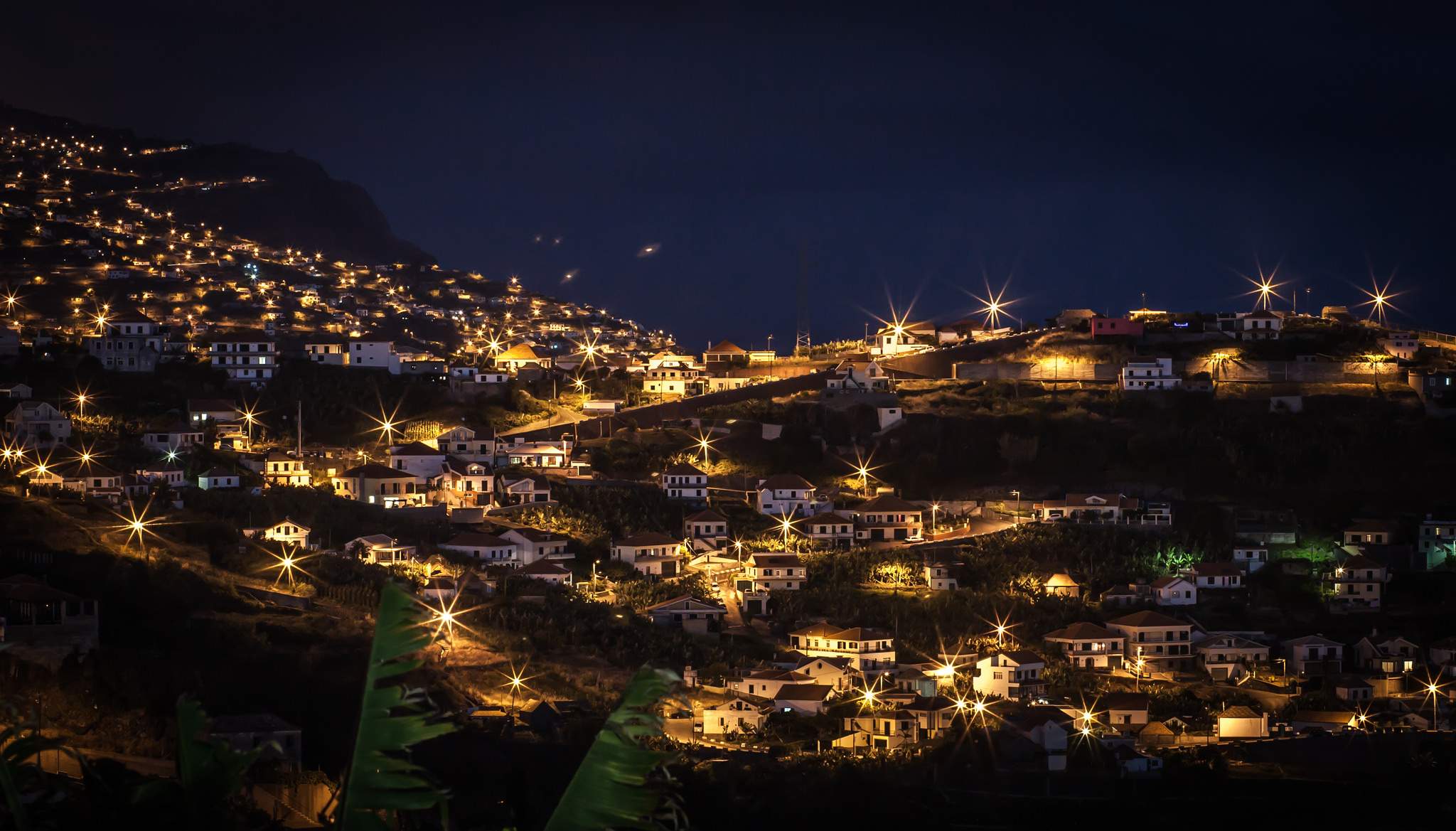 Ponta do Sol nocą, Madera