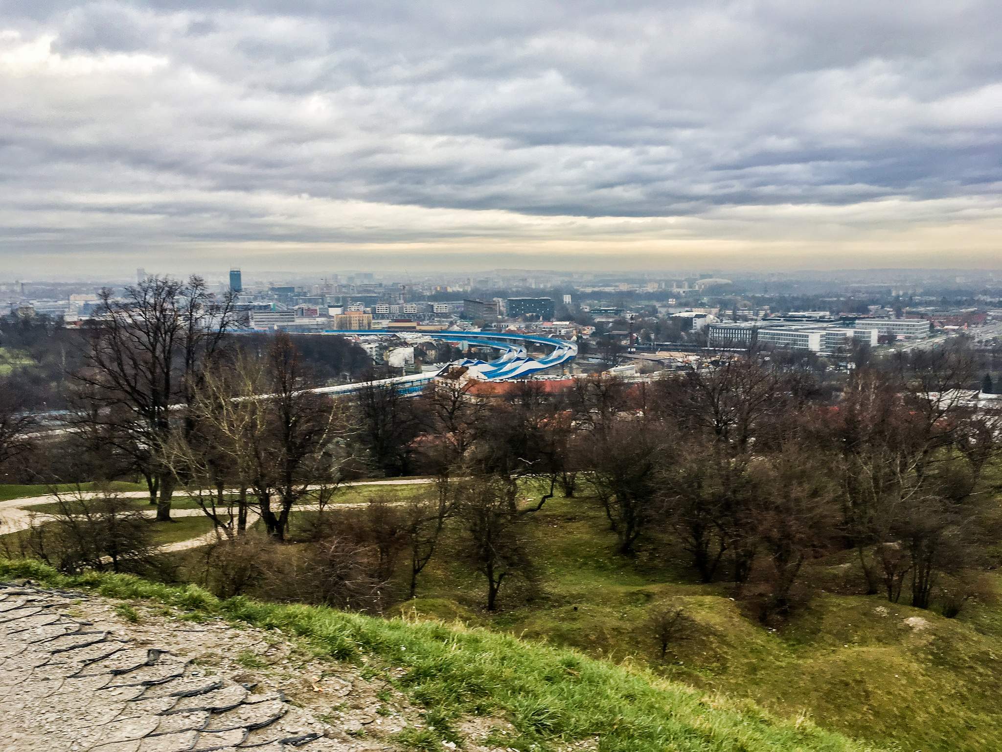 View from Krakus Mound – Kraków, Poland